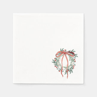 Simple Wreath Cocktail Napkins Serviette