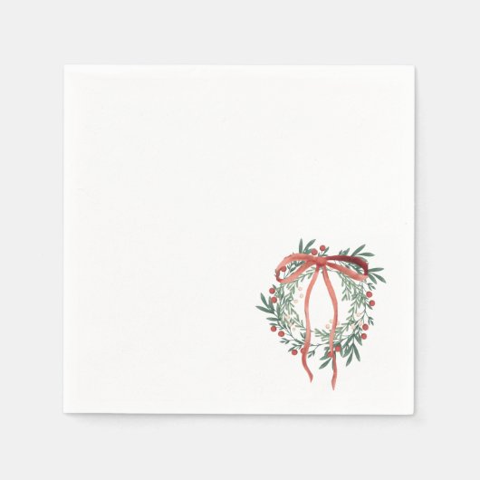 Simple Wreath Cocktail Napkins Serviette (Vorderseite)