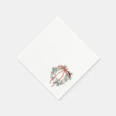 Simple Wreath Cocktail Napkins Serviette (Ecke)