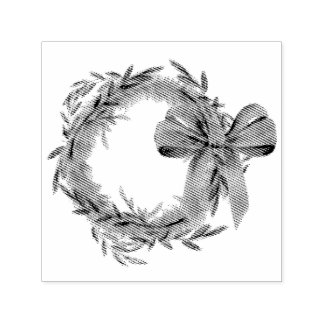 Simple Wreath Stamp Permastempel
