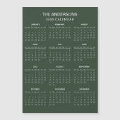 Simple Yet Elegant 2026 Calendar | Magnet (Vorderseite)
