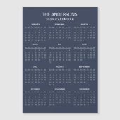 Simple Yet Elegant 2026 Calendar | Magnet (Vorderseite)