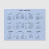 Simple Yet Elegant 2026 Calendar | Magnet (Vorderseite)