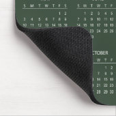 Simple Yet Elegant 2026 Calendar | Mousepad (Ecke)