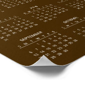Simple Yet Elegant 2026 Calendar | Poster (Ecke)