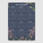 Simple Yet Elegant Floral 2026 Calendar  | Magnet (Vorderseite)