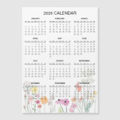 Simple Yet Elegant Floral 2026 Calendar  | Magnet (Vorderseite)