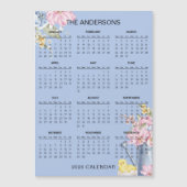 Simple Yet Elegant Floral 2026 Calendar | Magnet (Vorderseite)