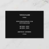 Simples elegant visitenkarte (Rückseite)