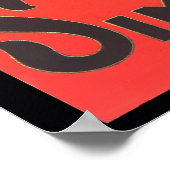 Simplex Bicycle Advertising Poster Vintage Kunst (Ecke)