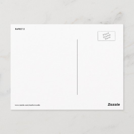 Simplex-Theaterprojektor Vintag Postkarte (Rückseite)