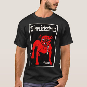 Simplicissimus - Vintager Hund Cartoon T-Shirt