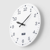 Simplicity Große Wanduhr (Winkel)