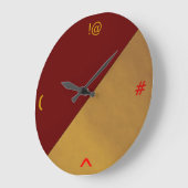 Simplifizierende Tastatur> Wall-Uhr Große Wanduhr (Winkel)