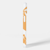 Simplisch Abstrakt Orange Personalisiert Floral Case-Mate iPhone Hülle (Rückseite / Rechts)