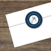 Simplische Schneeflocken Blaue Rücksendeadresse Adressaufkleber