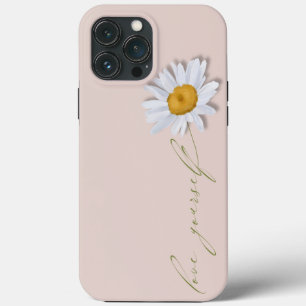 Simplistic 3D Daisy mit "Liebe Sie selbst" Stem Case-Mate iPhone Hülle