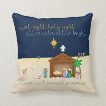Simplistic Bethlehem Nativity Szene Stille Nacht