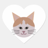 simplistic cat sticker (Vorderseite)
