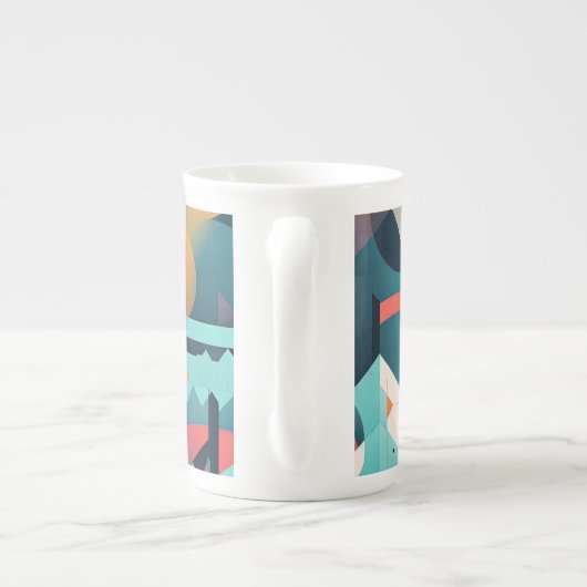 simplistic design coffee mug  porzellantasse (Rückseite)