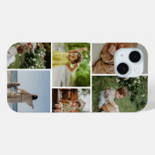 Simplistic Family 6 FotoCollage Case-Mate iPhone Hülle (Rückseite (Horizontal))
