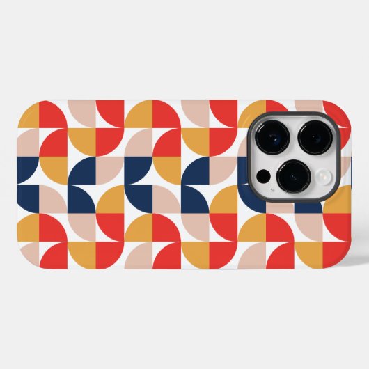 Simplistic Geometric iPhone 14 Pro Fall Case-Mate iPhone Hülle (Rückseite (Horizontal))