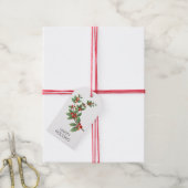 Simplistic Holly Geschenkanhänger (Mit Garn)
