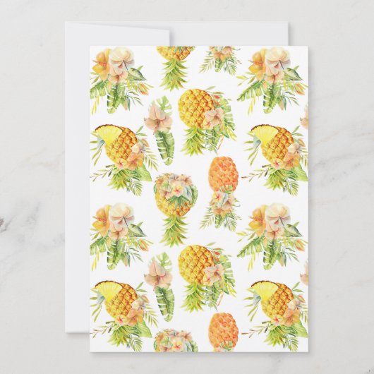 Simplistic Passion Party Einladung (Rückseite)