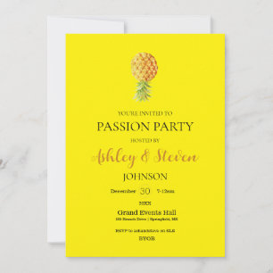 Simplistic Passion Party Einladung