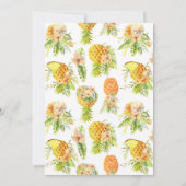 Simplistic Passion Party Einladung (Rückseite)