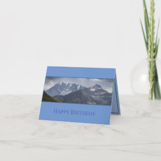 Simplon Pass Mountains, Schweiz Geburtstag Karte