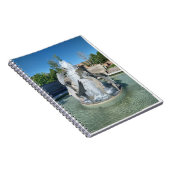 Simplot Square Fountain Foto Spiral Notebook Notizblock (Rechte Seite)