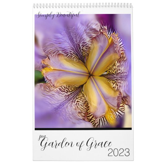 Simply Beautiful Flowers Wall Calendar Kalender (Titelbild)