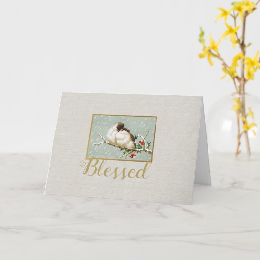 Simply Blessed Blank Karte (Gelbe Blume)