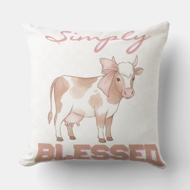 simply blessed  kissen (Vorderseite)