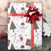 Simply Classic Country Christmas Nostalgic Geschenkpapier