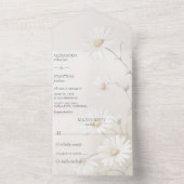 Simply Daisies All In One Einladung (Innen Boden)