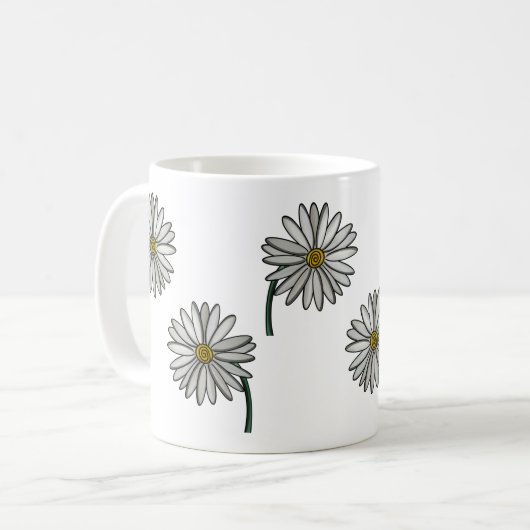 Simply Daisies Kaffeetasse (Vorderseite Links)
