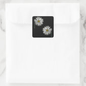 Simply Daisies Quadratischer Aufkleber (Tasche)