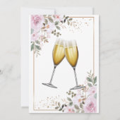 Simply Elegant Bridal Shower Invitation Einladung (Rückseite)