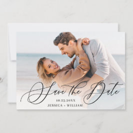 Simply Elegant Wedding 3 PHOTO Save The Date