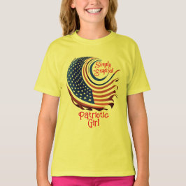 SImply Enspired Patriotic Girl/Daughter T-Shirt