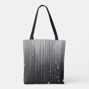 Simply Enspired Schwarze Schimmernde Wiederverwend Tasche