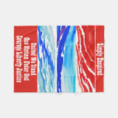 Simply Enspired United We Stand Fleecedecke (Vorderseite (Horizontal))