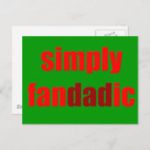 Simply Fandadic Postkarte (Vorne/Hinten)