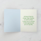 Simply Friend Karte (Innenseite)