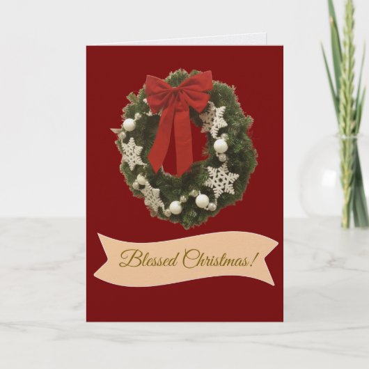 Simply Gorgeous Christmas Greeting Card Karte (Vorderseite)