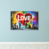 Simply Love Leinwanddruck (Insitu (Holzboden))