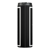 Simply Me – Elegante schwarze isolierte Flasche (Rückseite)