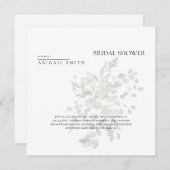 Simply Me Mute Greenery Brautparty Einladung (Vorne/Hinten)